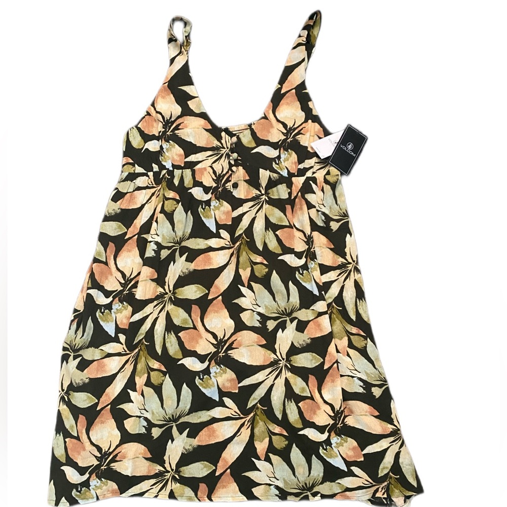 NWT- Volcom Hawaiian Print sundress